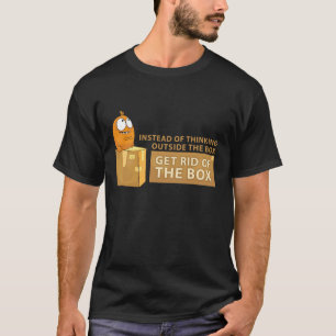 "Tänkayttersida T-tröja för boxas" T-shirt