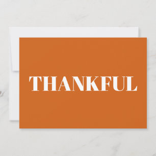 Tänkbar orange och ett vitt, modernt thanksgiving-