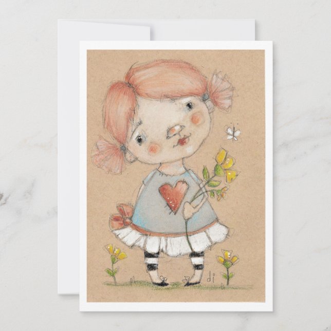 Tänkbar - Ram-bar notecard/Skriv ut Inbjudningar (Framsida)