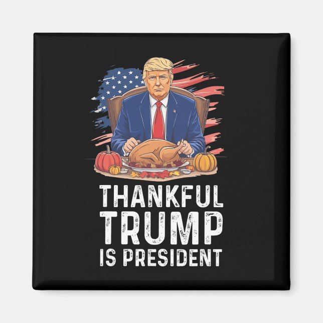 Tänkbar Thanksgiving - Tankfull trend finns Magnet (Framsidan)