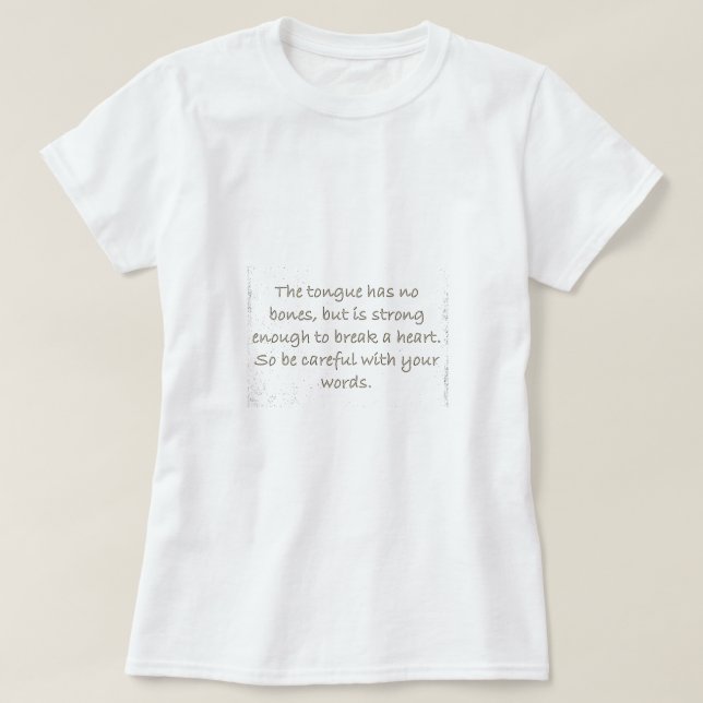 TÄNKBARHET TUNGA STARK TILLRÄCKLIGT BREAK HEARTS T-SHIRT (Design framsida)