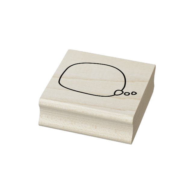 Tankbubbla eller ballong - skräddarsydd höger stämpel (Stämpel)