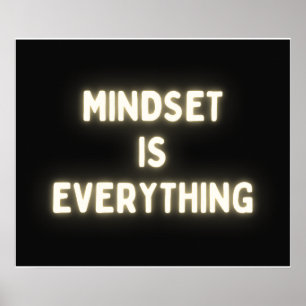 Tanke är allt - Inspirerande budskap Poster