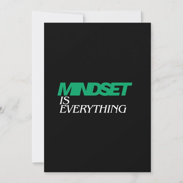 Tanke är allt, Inspirerande, Motiverande Inbjudningar (Framsida)