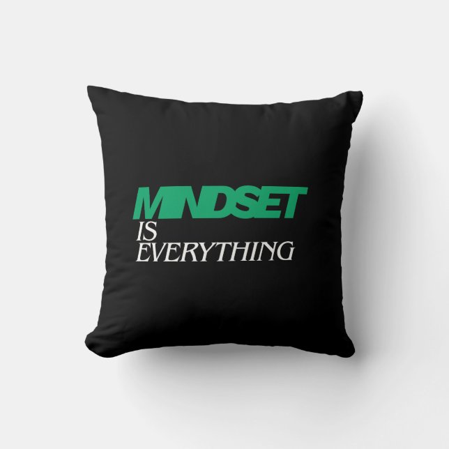 Tanke är allt, Inspirerande, Motiverande Kudde (Framsida)