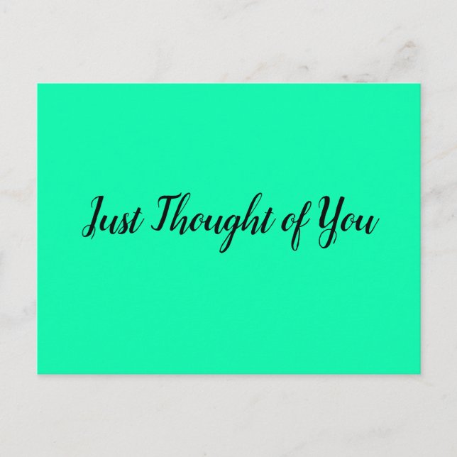 Tanke: Hej Sunshine! Vykort (Framsida)