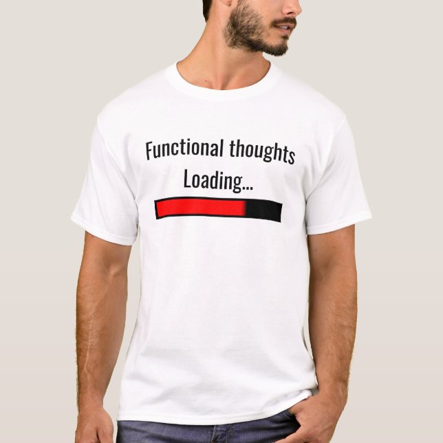 Tanke laddar... t shirt (Framsida)