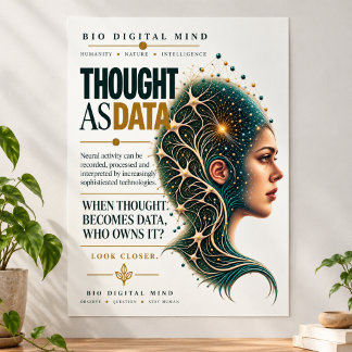 Tanke som Data Neural Network | Human AI  Poster
