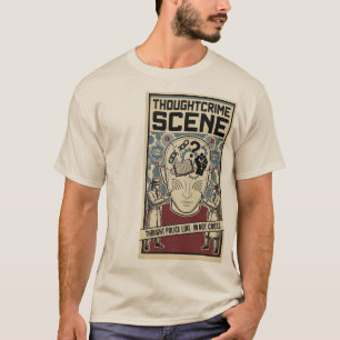 Tankeforbrytelsescen Dystopisk Surrealistisk Varni T Shirt
