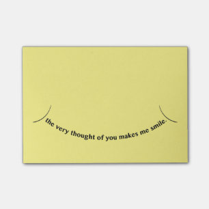 Tanken av dig Posta-honom Post-it Block