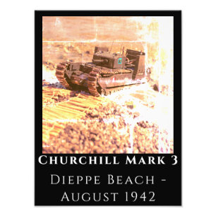 Tanken Churchill Mark 3 Model Poster