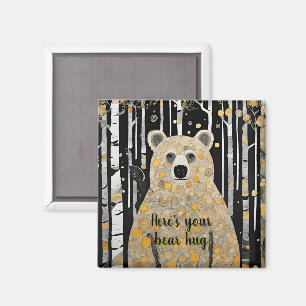 Tanken på Cute Bear Hug Magnet