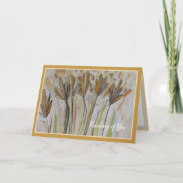 Tanken på dig - Fält av Vild Flowers Kort