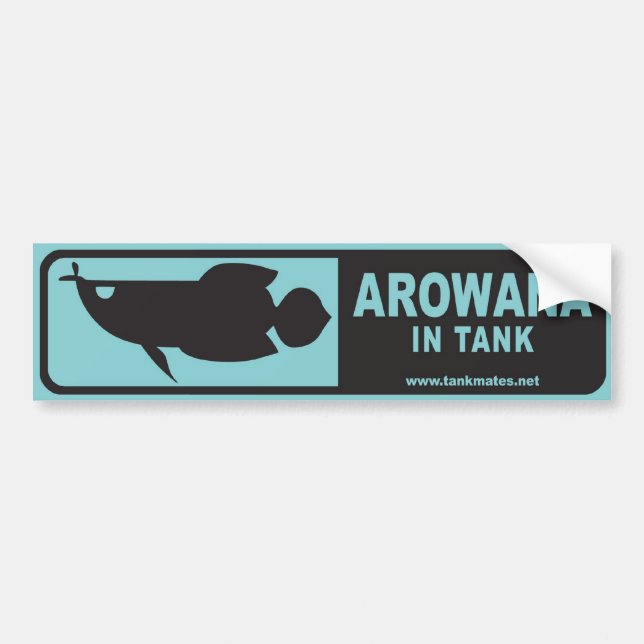 Tanken parar ihop bildekalserien 1-Arowana B Bildekal (Framsidan)