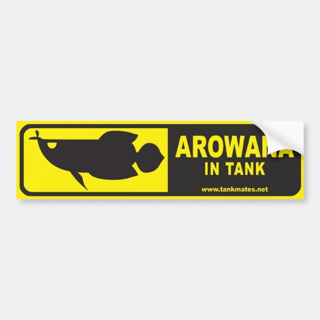 Tanken parar ihop bildekalserien 1-Arowana Bildekal (Framsidan)