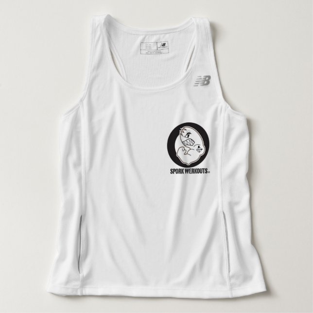 Tanken Spork Werkout Tee Shirt (Design framsida)
