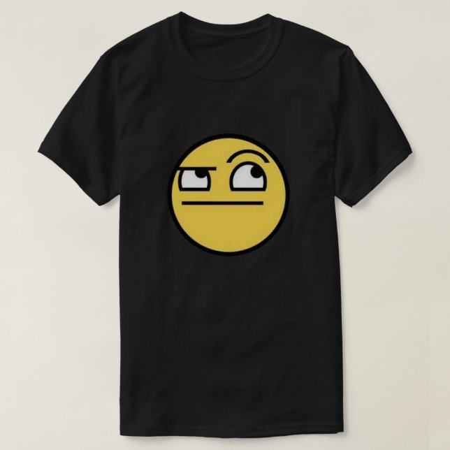 Tänker du? Emoticon T-Shirt (Design framsida)