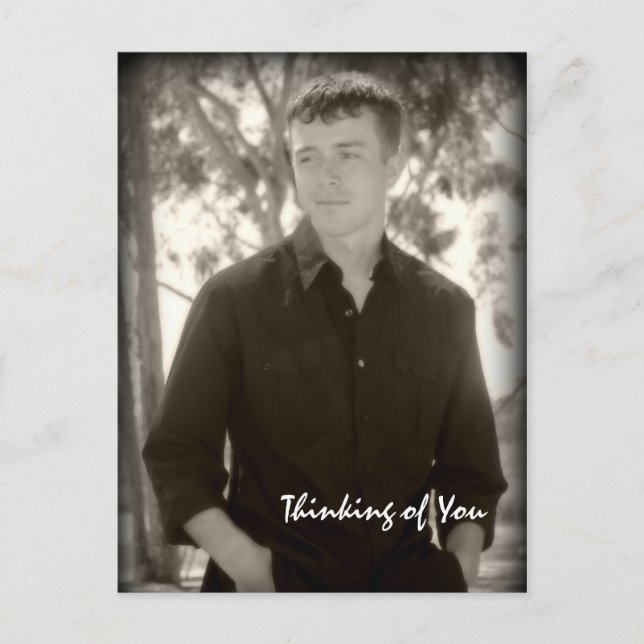 Tänker du på Hälsning? Vykort (Framsida)