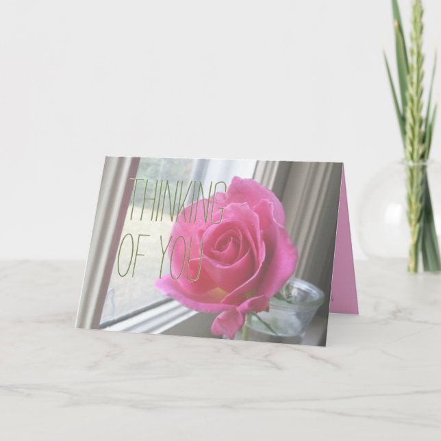 Tänker du på Rosa ros? Kort (Framsida)