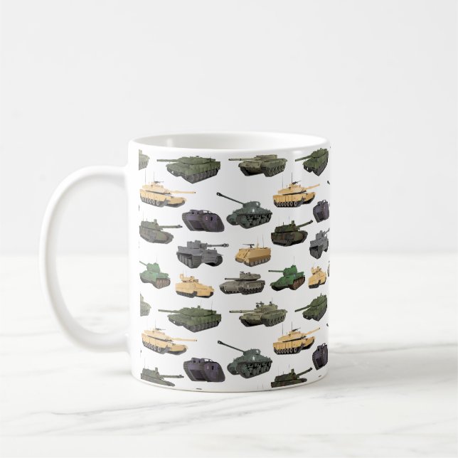 Tanker i Många-slaget Kaffemugg (Vänster)