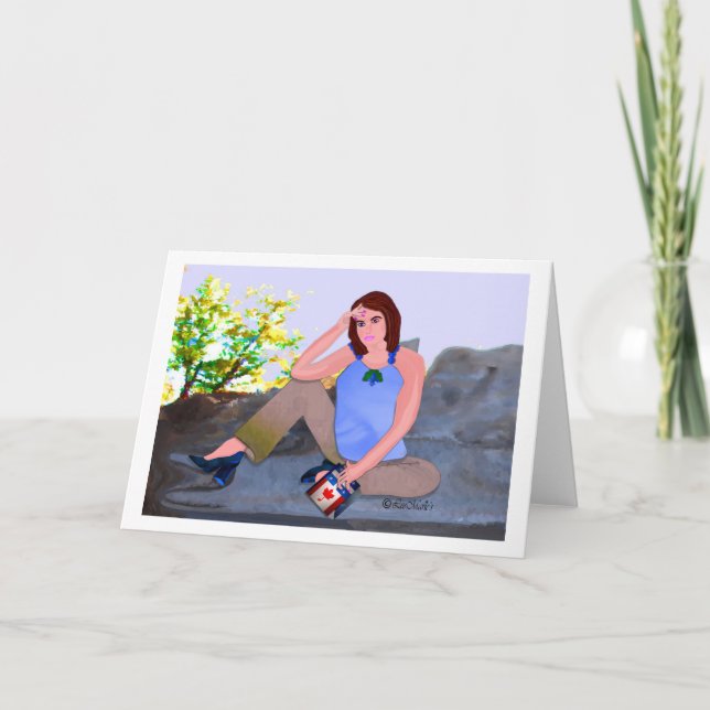 Tänker med LeeMarie's kreativa design Kort (Framsida)