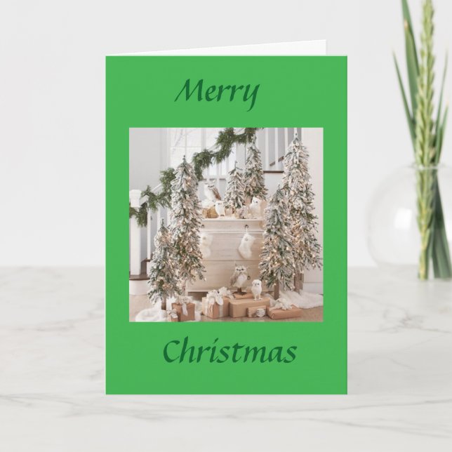 TÄNKER PÅ DIG DEN HÄR CHRISTMAS HELGKORT (Framsida)