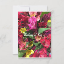 "Tänker på dig" hälsningskort