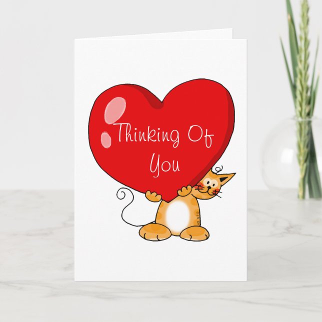 Tänker på dig kort (Framsida)