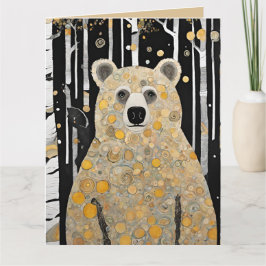 Tänker på Dig Söt Björn Kram Kort