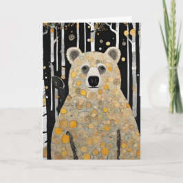 Tänker på dig Söt björnknuff Kort