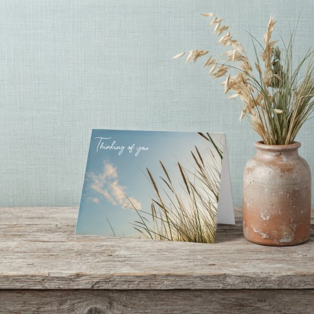 Tänker på Dig subtil natur Kort (Styled digital mockup for inspiration only)