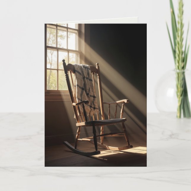 Tänker på Dig Tom Rocking Chair Kort (Framsida)