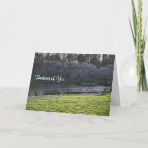 Tänker på dig Vårblommor och damm Kort