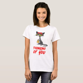 Tänker På Dig Voodoo Docka Katt T Shirt