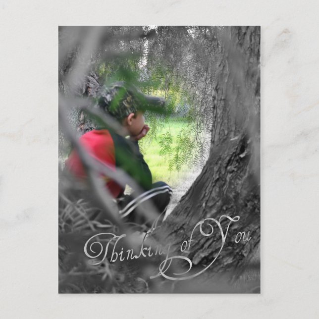 Tänker på Dig Vykort (Framsida)