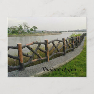 Tänker på ditt_Sjö Pakistan-vykort Vykort