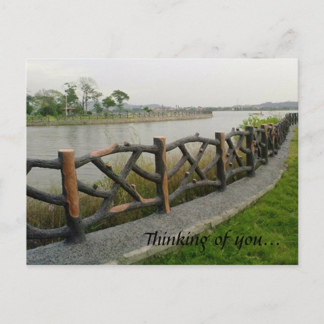 Tänker på ditt_Sjö Pakistan-vykort Vykort (Framsida)