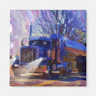 Tanker Tanker Lastbil Heavy Transport Gift Magnet