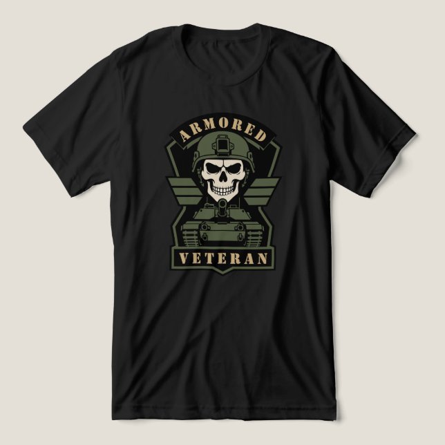 Tanker Veteran T Shirt (Design Framsida)