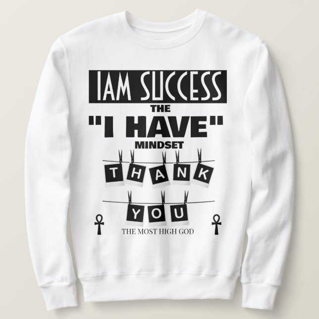 TANKESÄTTET JAG HAR LÅNG ÄRMAD TRÖJA (Design framsida)