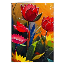 Tankesgåva med blommor