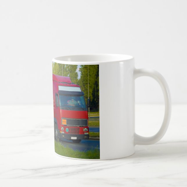 tankfartyglastbil kaffemugg (Höger)