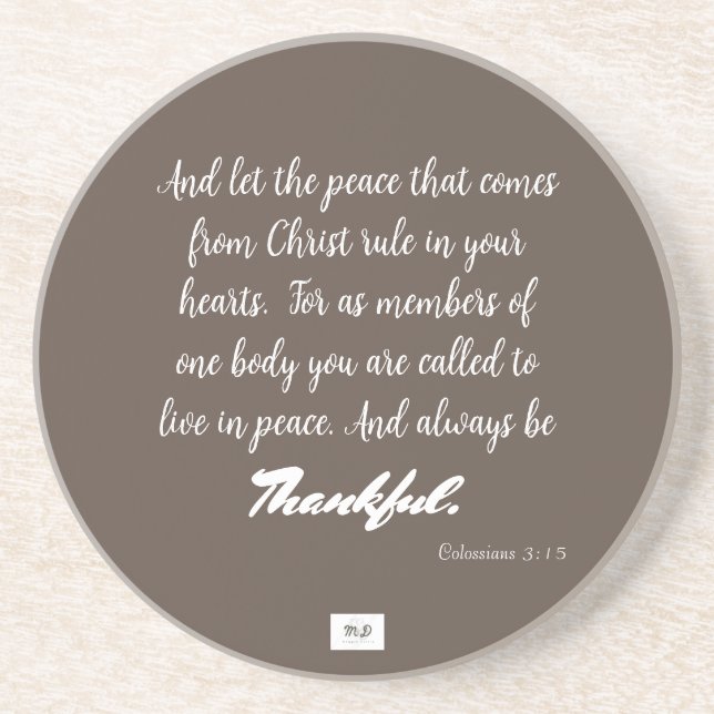 Tankfull sandstone Underlägg (Framsidan)