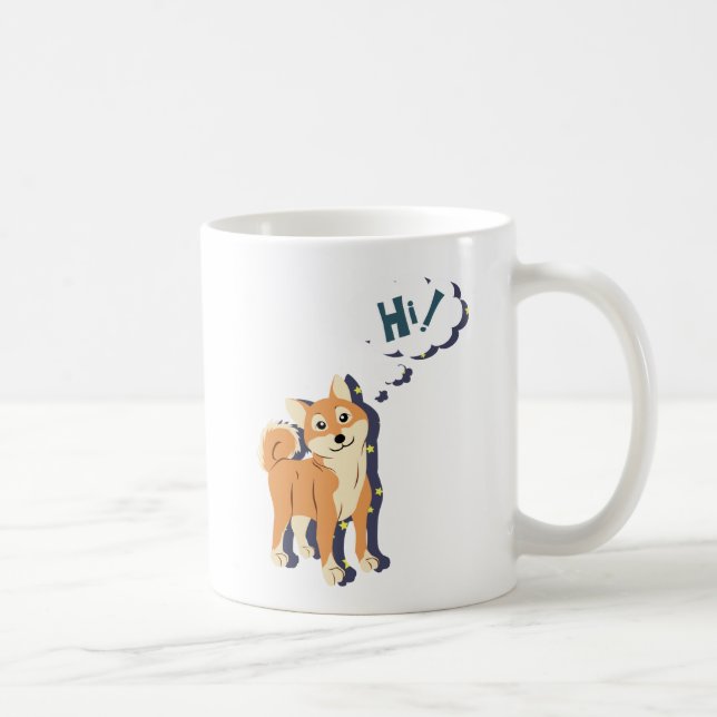 Tankfull Shiba Inu Kaffemugg (Höger)