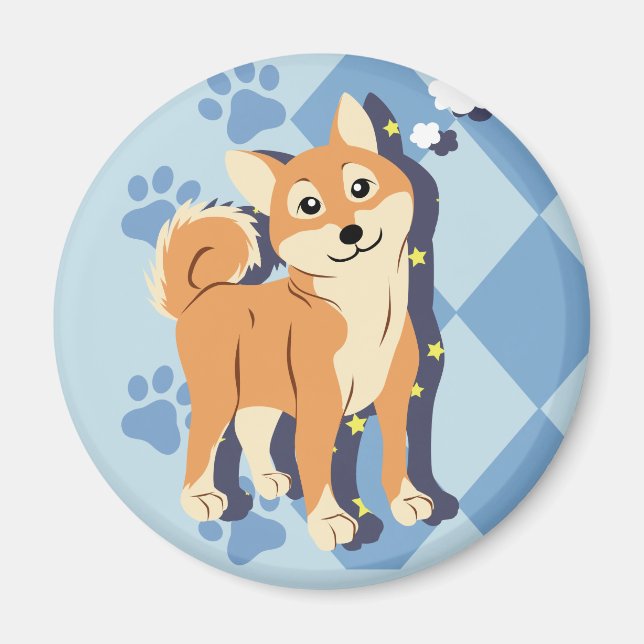 Tankfull Shiba Inu Magnet (Framsidan)