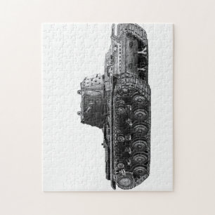 Tankjigsaw för sovjet KV1 Pussel