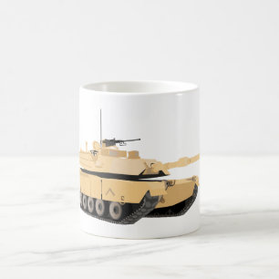 Tankmugg för M1A1 Abrams Kaffemugg