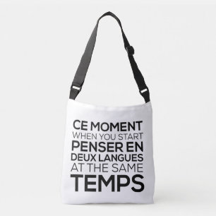 Tänkning i Fransk - Tote Bag Axelväska