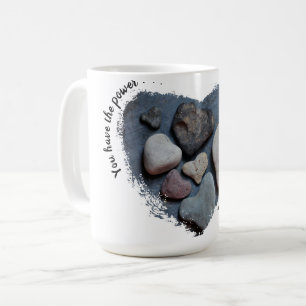 Tankning om er-Kärlek Sten-Hjärtformade Sten Kaffemugg