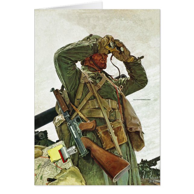 Tankpatrull Hälsningskort (Framsidan)